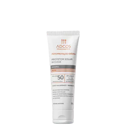 Imagem do produto Adcos Fotoproteção Diária Tonalizante Nude Mousse FPS50 - Protetor Solar 50g