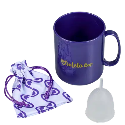Imagem do produto Kit Violeta Cup Tipo A Transparente (2 Produtos)