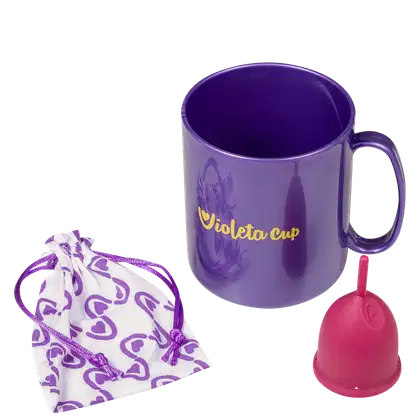 Imagem do produto Kit Violeta Cup Tipo B Vermelha (2 Produtos)