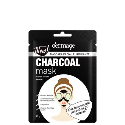 Imagem do produto Dermage Charcoal - Máscara Facial 10g