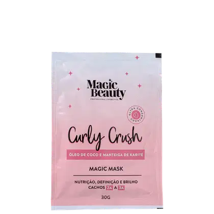 Imagem do produto Magic Beauty Curly Crush 2A a 3A Sachê - Máscara de Nutrição 30g