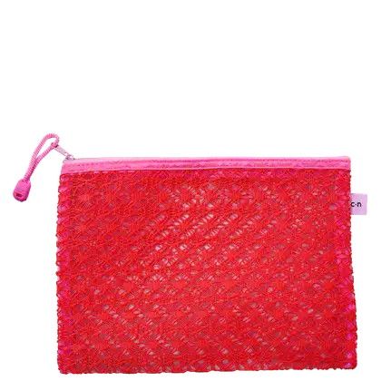 Imagem do produto Océane Lace Bag Pink Média - Nécessaire 