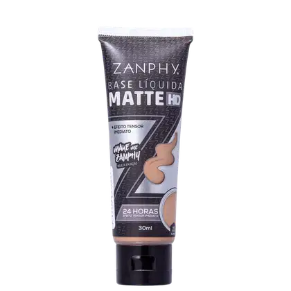 Imagem do produto Zanphy Matte HD 05 Marrom Médio - Base Líquida 30ml