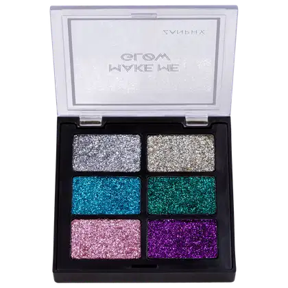 Imagem do produto Zanphy Make Me Glow 01 - Paleta de Glitter 11,7g