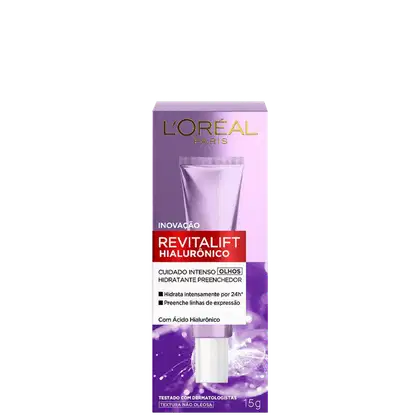 Imagem do produto L'Oréal Paris Revitalift Hialurônico - Creme Redutor de Linhas para Área dos Olhos 15g
