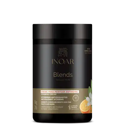 Imagem do produto Inoar Blends Collection Vitaminas Antioxidantes - Creme para Pentear Antiaging 1kg
