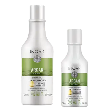 Imagem do produto Kit Inoar Argan Infusion Liso e Sedoso (2 Produtos)