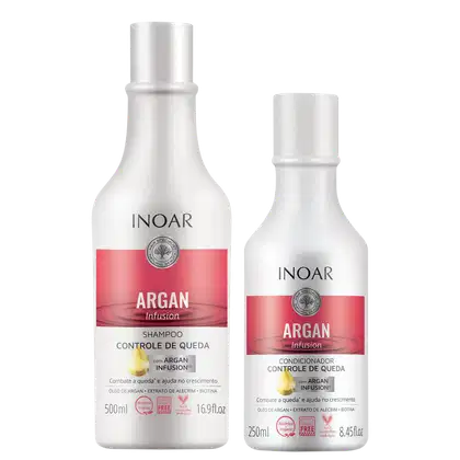 Imagem do produto Kit Inoar Argan Infusion Controle de Queda (2 Produtos)