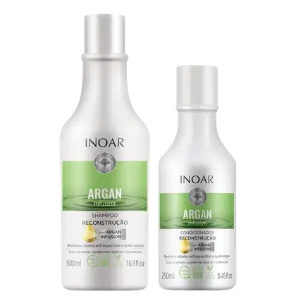 Imagem do produto Kit Inoar Argan Infusion Reconstrução (2 Produtos)