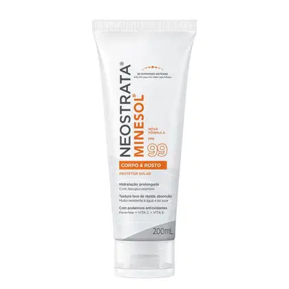 Imagem do produto NeoStrata Minesol Corpo & Rosto Antioxidante FPS 99 - Protetor Solar Fluido Hidratante 200ml