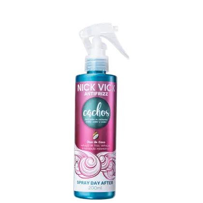 Imagem do produto Nick & Vick Antifrizz Cachos Day After - Spray Leave-in 200ml