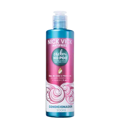 Imagem do produto Nick & Vick Antifrizz Cachos No Poo - Condicionador 300ml