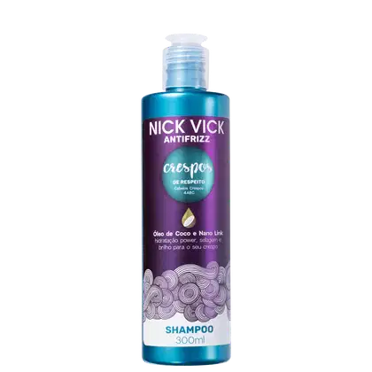 Imagem do produto Nick & Vick Antifrizz Crespos de Respeito - Shampoo 300ml