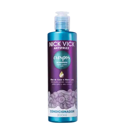 Imagem do produto Nick & Vick Antifrizz Crespos de Respeito - Condicionador 300ml