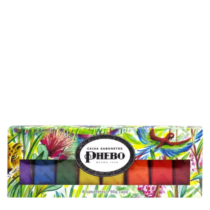 Imagem do produto Kit Phebo Amazônia - Sabonetes em Barra 8x90g