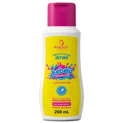 Imagem do produto SABONETE LIQUIDO INTIMO FEMININO BEBELO TUTTI FRUTI 200ML BIO INSTINTO