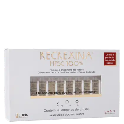 Imagem do produto Recrexina HFSC 100% 500 Mulher - Ampolas Capilares 20x3,5ml
