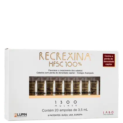 Imagem do produto Recrexina HFSC 100% 1300 Mulher - Ampolas Capilares 20x3,5ml