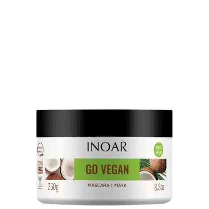 Imagem do produto Inoar Go Vegan Hidratação e Nutrição - Máscara Capilar 250g