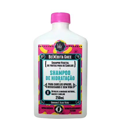 Imagem do produto Lola Cosmetics Be(M)dita Ghee de Hidratação Banana & Aloe Vera - Shampoo 250ml