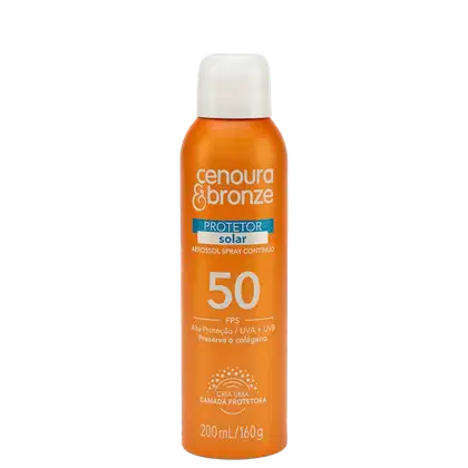 Imagem do produto Cenoura & Bronze Aerossol FPS 50 - Protetor Solar em Spray 200ml