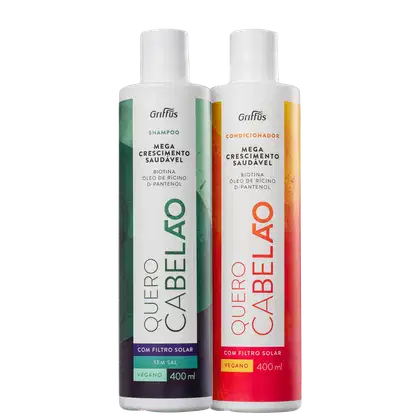 Imagem do produto Kit Griffus Quero Cabelão Duo (2 Produtos)