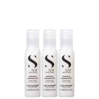 Imagem do produto Alfaparf Semi Di Lino Nutritive Essential Oil - Ampola Capilar 3x13ml