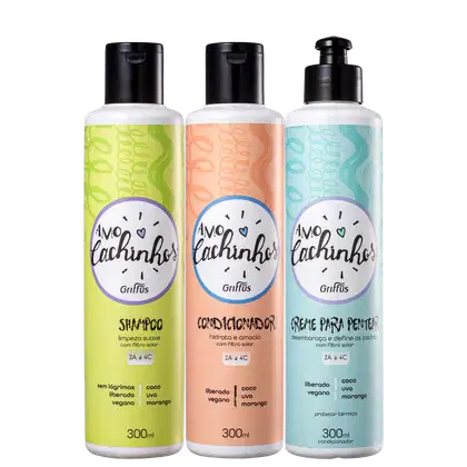 Imagem do produto Kit Griffus Amo Cachinhos Trio (3 Produtos)