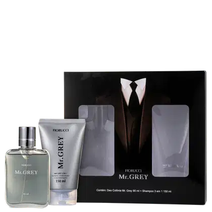 Imagem do produto Conjunto Fiorucci Mr. Grey - Perfume Masculino 90ml + Shampoo 150ml