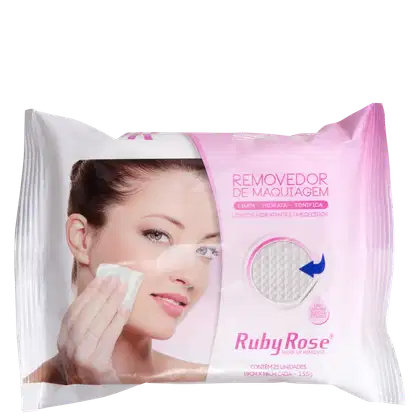 Imagem do produto Ruby Rose Dermo - Lenço Demaquilante (25 Unidades)