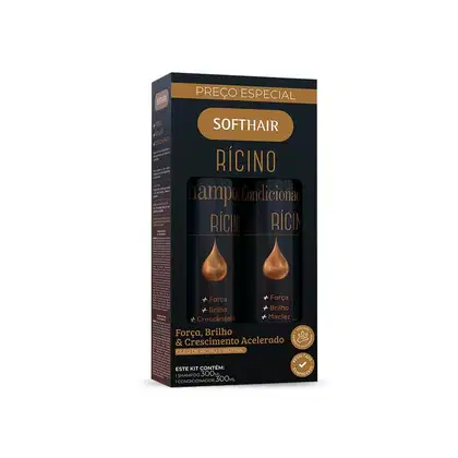 Kit Soft Hair Rícino com 2 Produtos