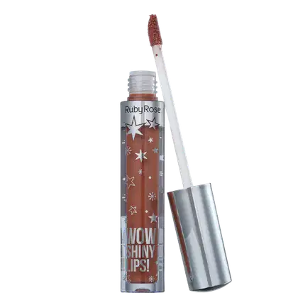 Imagem do produto Ruby Rose Wow Shiny Lips 53 Nude - Gloss Labial 3ml