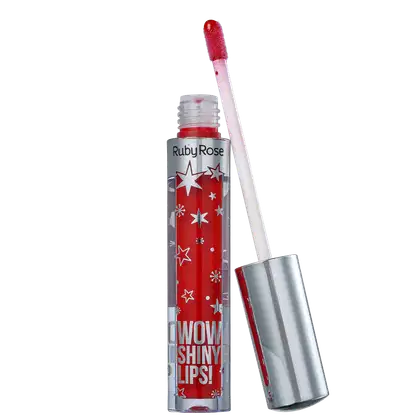 Imagem do produto Ruby Rose Wow Shiny Lips 54 Vermelho - Gloss Labial 3ml