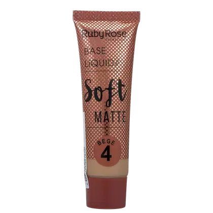 Imagem do produto Ruby Rose Soft Matte 4 Bege Clássico - Base Líquida 29ml