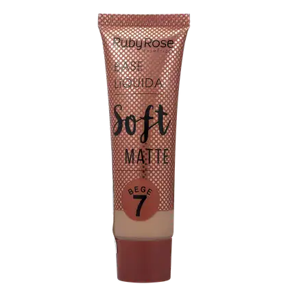 Imagem do produto Ruby Rose Soft Matte 7 Bege Escuro - Base Líquida 29ml