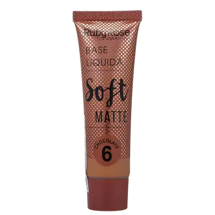 Imagem do produto Ruby Rose Soft Matte 6 Chocolate - Base Líquida 29ml