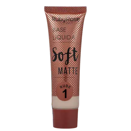 Imagem do produto Ruby Rose Soft Matte 1 Nude Claro - Base Líquida 29ml 