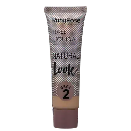 Imagem do produto Ruby Rose Natural Look Bege 2 - Base Líquida 29ml