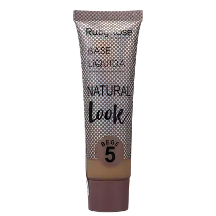 Imagem do produto Ruby Rose Natural Look Bege 5 - Base Líquida 29ml
