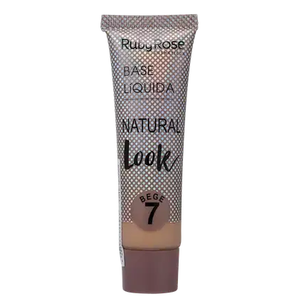 Imagem do produto Ruby Rose Natural Look Bege 7 - Base Líquida 29ml