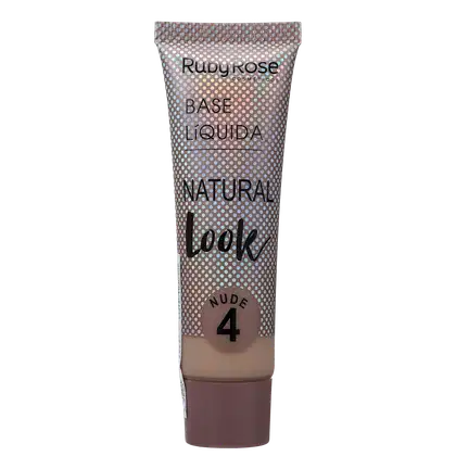Imagem do produto Ruby Rose Natural Look Nude 4 - Base Líquida 29ml