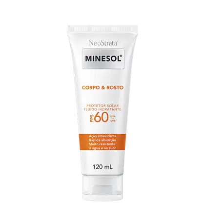 Imagem do produto NeoStrata Minesol Corpo & Rosto FPS60 - Protetor Solar Fluido Hidratante 120ml