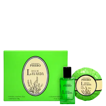 Imagem do produto Kit Phebo Água de Lavanda Miniatura Colônia & Sabonete (2 Produtos)