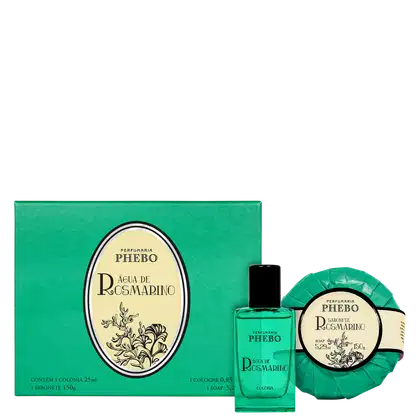 Imagem do produto Kit Phebo Água de Rosmarino Miniatura Colônia & Sabonete (2 Produtos)
