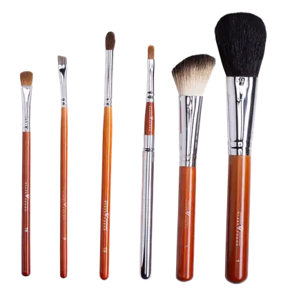 Imagem do produto Kit de Pincéis Klass Vough Brown Line Basic Edição Limitada (6 Unidades)