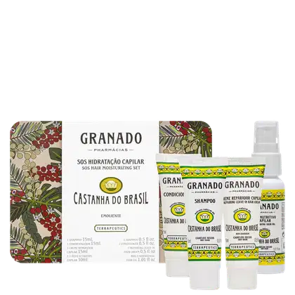 Imagem do produto Kit Granado SOS Hidratação Capilar Castanha do Brasil (4 produtos)