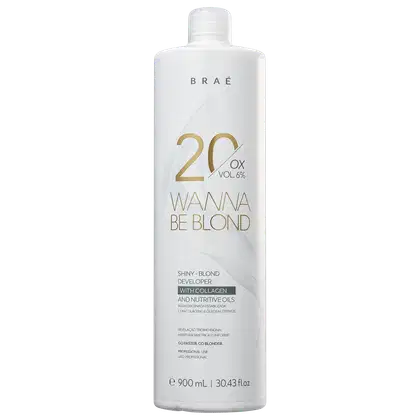 Imagem do produto Braé Wanna Be Blond 6% - Água Oxigenada 20 Volumes 900ml