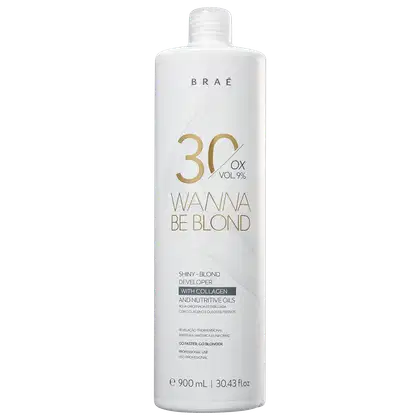 Imagem do produto Braé Wanna Be Blond 9% - Água Oxigenada 30 Volumes 900ml