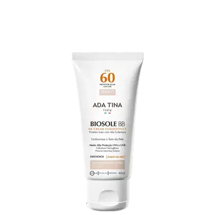 Imagem do produto Ada Tina Biosole FPS 60 15 Bianco - BB Cream 40ml