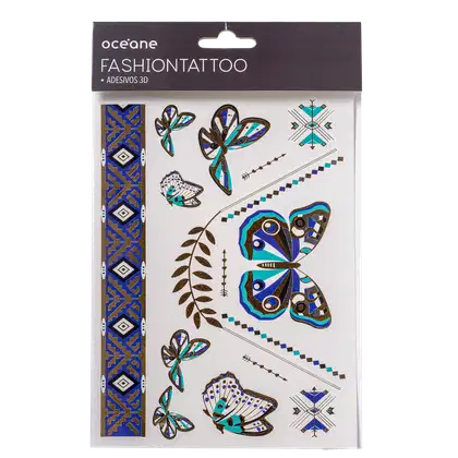 Imagem do produto Océane Fashion Tattoo FT10 - Tatuagem Temporária